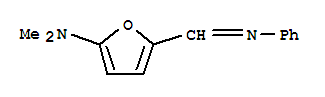 760883-25-8  2-Furanamine,N,N-dimethyl-5-[(phenylimino)methyl]-