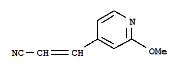 764708-22-7  2-Propenenitrile,3-(2-methoxy-4-pyridinyl)-