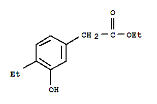765302-52-1  Benzeneacetic acid,4-ethyl-3-hydroxy-, ethyl ester