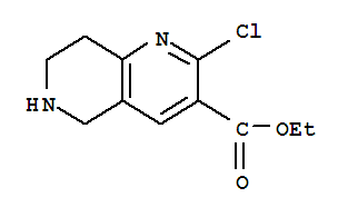 767260-86-6  1,6-Naphthyridine-3-carboxylicacid, 2-chloro-5,6,7,8-tetrahydro-, ethyl ester