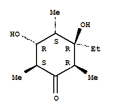 767319-64-2  Cyclohexanone,3-ethyl-3,5-dihydroxy-2,4,6-trimethyl-, (2R,3R,4S,5R,6S)-rel- (9CI)
