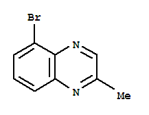 76982-25-7  Quinoxaline,5-bromo-2-methyl- 76982-25-7  Quinoxaline,5-bromo-2-methyl-