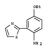 769922-05-6  Benzenamine, 4-ethoxy-2-(2-thiazolyl)- (9CI)