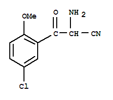 770657-59-5  Benzenepropanenitrile, a-amino-5-chloro-2-methoxy-b-oxo-