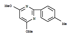 77232-14-5  Pyrimidine,4,6-dimethoxy-2-(4-methylphenyl)- 77232-14-5  Pyrimidine,4,6-dimethoxy-2-(4-methylphenyl)-