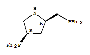 77450-05-6  Pyrrolidine,4-(diphenylphosphino)-2-[(diphenylphosphino)methyl]-, (2R,4R)-