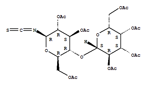 77489-36-2  b-D-Glucopyranosyl isothiocyanate,4-O-(2,3,4,6-tetra-O-acetyl-b-D-galactopyranosyl)-, 2,3,6-triacetate