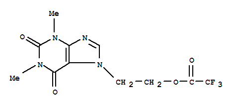 77630-38-7  Acetic acid,2,2,2-trifluoro-,2-(1,2,3,6-tetrahydro-1,3-dimethyl-2,6-dioxo-7H-purin-7-yl)ethyl ester