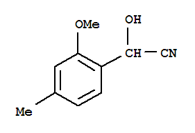 705288-16-0  Benzeneacetonitrile, a-hydroxy-2-methoxy-4-methyl-