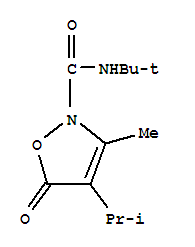 706803-54-5  2(5H)-Isoxazolecarboxamide,N-(1,1-dimethylethyl)-3-methyl-4-(1-methylethyl)-5-oxo-