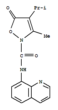 706803-58-9  2(5H)-Isoxazolecarboxamide,3-methyl-4-(1-methylethyl)-5-oxo-N-8-quinolinyl-