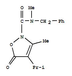 706803-64-7  2(5H)-Isoxazolecarboxamide,N,3-dimethyl-4-(1-methylethyl)-5-oxo-N-(phenylmethyl)-