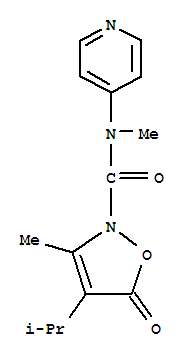 706803-93-2  2(5H)-Isoxazolecarboxamide,N,3-dimethyl-4-(1-methylethyl)-5-oxo-N-4-pyridinyl-