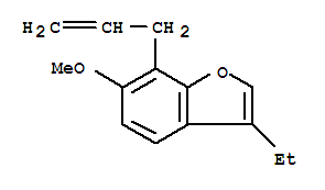 709028-40-0  Benzofuran,3-ethyl-6-methoxy-7-(2-propen-1-yl)-