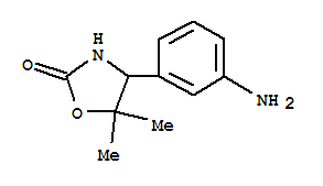 709665-88-3  2-Oxazolidinone,4-(3-aminophenyl)-5,5-dimethyl-