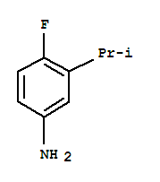 710351-86-3  Benzenamine,4-fluoro-3-(1-methylethyl)-