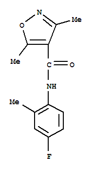 717859-26-2  4-Isoxazolecarboxamide,N-(4-fluoro-2-methylphenyl)-3,5-dimethyl-
