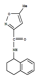 717860-27-0  3-Isoxazolecarboxamide,5-methyl-N-(1,2,3,4-tetrahydro-1-naphthalenyl)-