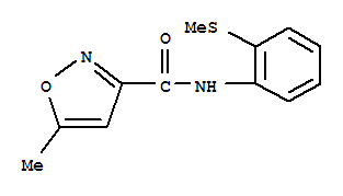 717873-80-8  3-Isoxazolecarboxamide,5-methyl-N-[2-(methylthio)phenyl]-