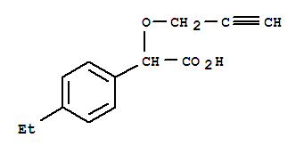 720707-14-2  Benzeneacetic acid,4-ethyl-a-(2-propyn-1-yloxy)-