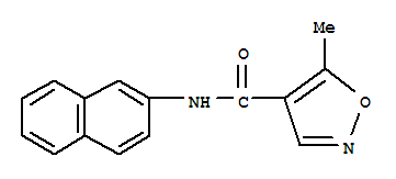 724429-35-0  4-Isoxazolecarboxamide,5-methyl-N-2-naphthalenyl-