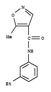 724436-22-0  4-Isoxazolecarboxamide,N-(3-ethylphenyl)-5-methyl-