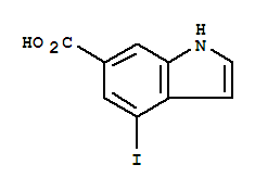 724450-23-1  1H-Indole-6-carboxylicacid, 4-iodo-