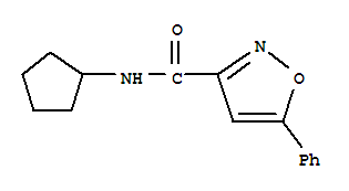 725697-80-3  3-Isoxazolecarboxamide,N-cyclopentyl-5-phenyl-