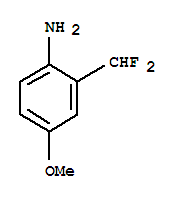 727993-36-4  Benzenamine,2-(difluoromethyl)-4-methoxy-