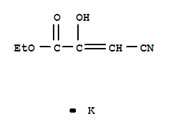 728897-00-5  2-Propenoic acid,3-cyano-2-hydroxy-, ethyl ester, potassium salt (1:1)