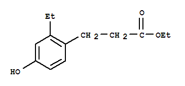 729590-46-9  Benzenepropanoic acid,2-ethyl-4-hydroxy-, ethyl ester