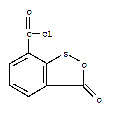 73406-05-0  3H-2,1-Benzoxathiole-7-carbonylchloride, 3-oxo-