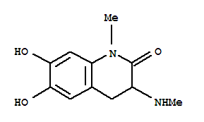 734468-46-3  2(1H)-Quinolinone,3,4-dihydro-6,7-dihydroxy-1-methyl-3-(methylamino)-