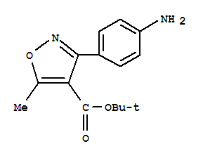 735331-82-5  4-Isoxazolecarboxylicacid, 3-(4-aminophenyl)-5-methyl-, 1,1-dimethylethyl ester