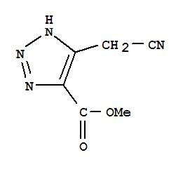 73591-48-7  1H-1,2,3-Triazole-5-carboxylicacid, 4-(cyanomethyl)-, methyl ester