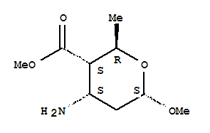 73844-75-4  2H-Pyran-3-carboxylicacid, 4-aminotetrahydro-6-methoxy-2-methyl-, methyl ester, (2R,3S,4S,6S)-rel-