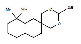 73970-38-4  Spiro[1,3-dioxane-5,2'(1'H)-naphthalene],3',4',5',6',7',8'(3',4',6',7',8',8'a or3',5',6',7',8',8'a)-hexahydro-2,8',8'-trimethyl-