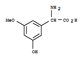 740798-15-6  Benzeneacetic acid, a-amino-3-hydroxy-5-methoxy-