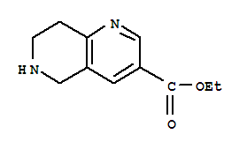 741736-93-6  1,6-Naphthyridine-3-carboxylicacid, 5,6,7,8-tetrahydro-, ethyl ester