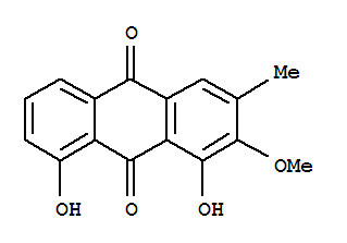 74272-75-6  9,10-Anthracenedione,1,8-dihydroxy-2-methoxy-3-methyl-