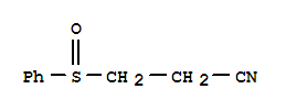 74338-75-3  Propanenitrile,3-(phenylsulfinyl)- 74338-75-3  Propanenitrile,3-(phenylsulfinyl)-