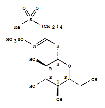 74542-16-8  b-D-Glucopyranose, 1-thio-,1-[5-(methylsulfonyl)-N-(sulfooxy)pentanimidate]
