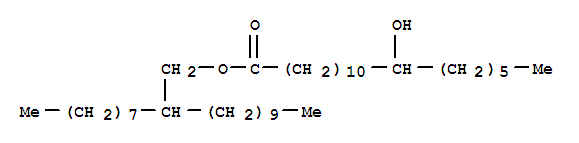 74659-70-4  Octadecanoic acid,12-hydroxy-, 2-octyldodecyl ester