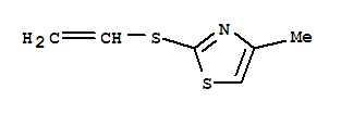 74761-05-0  Thiazole,2-(ethenylthio)-4-methyl-