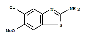 74821-70-8  2-Benzothiazolamine,5-chloro-6-methoxy-