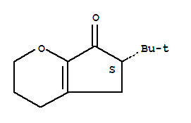 748771-08-6  Cyclopenta[b]pyran-7(2H)-one,6-(1,1-dimethylethyl)-3,4,5,6-tetrahydro-, (6S)-