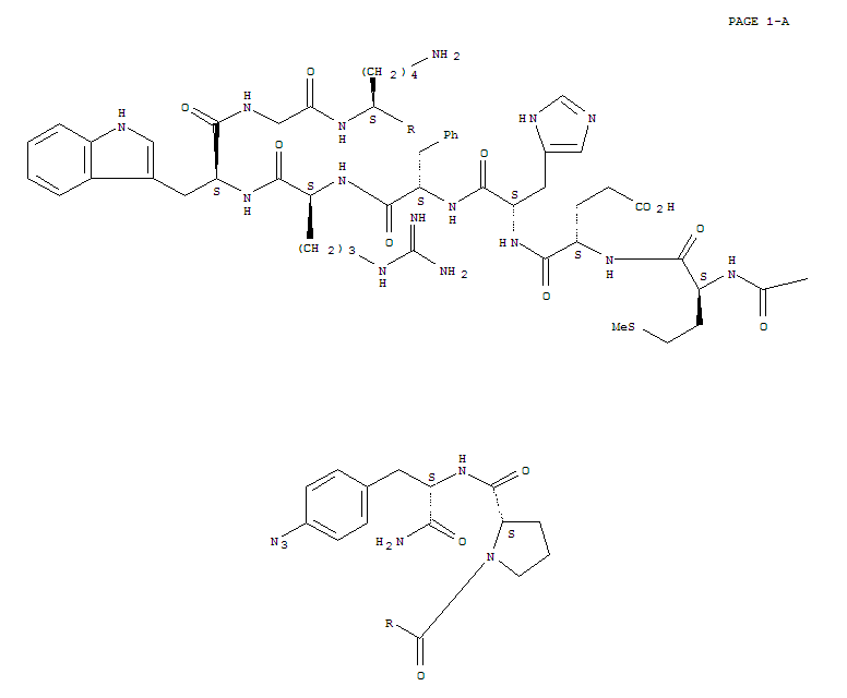 74927-13-2  a-Melanotropin (swine),13-(4-azido-L-phenylalaninamide)- (9CI)