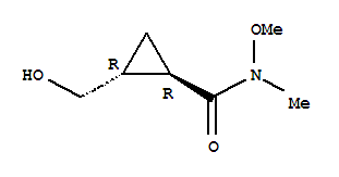 749885-56-1  Cyclopropanecarboxamide,2-(hydroxymethyl)-N-methoxy-N-methyl-, (1R,2R)-rel-