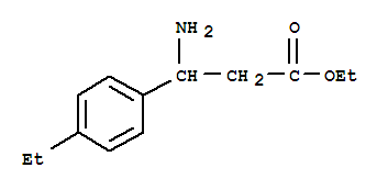 750567-12-5  Benzenepropanoic acid, b-amino-4-ethyl-, ethyl ester