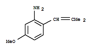 750597-53-6  Benzenamine,5-methoxy-2-(2-methyl-1-propen-1-yl)-